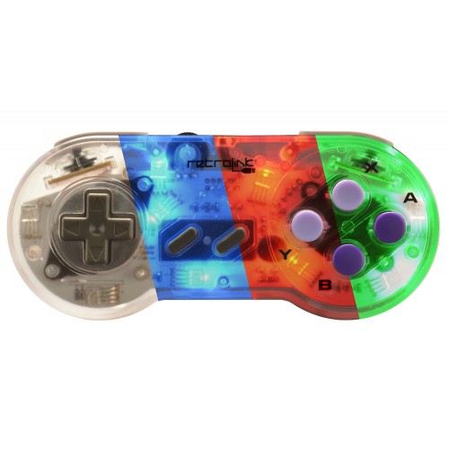 Control Clasico Pc/Mac Tipo Snes Nes Usb Led Retrolink Nuevo