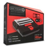 Retron 2 Consola 2 En 1 Negra, Juega Cartuchos Nes Snes Retron 2 Consola 2 En 1 Negra, Juega Cartuchos Nes Snes