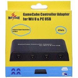 1 Adaptador Control Gamecube A Pc O Wii U 4 Puertos
