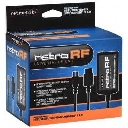 Antena Rf Adaptador De Video Para Nes Snes N64 Genesis 1 Y 2