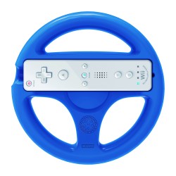 Volante Wii Wheel Mario Kart 8 Azul Hori Original