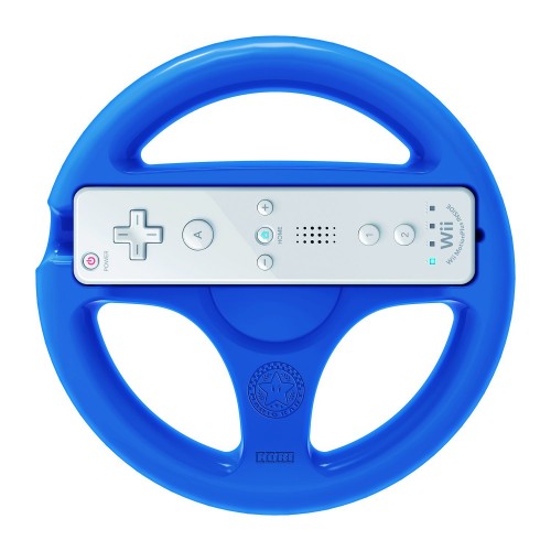 Volante Wii Wheel Mario Kart 8 Azul Hori Original