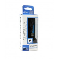 Cable Cargador De Pad WiiU Carga Y Juega Original Nyko Cable Cargador De Pad WiiU Carga Y Juega Original Nyko