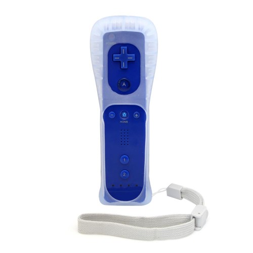 Wiimote con Wiimotion Plus Integrado Azul Marino Accesorios