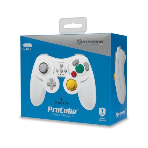 Control Inalámbrico ProCube Para Wii U Blanco Hyperkin Control Inalámbrico ProCube Para Wii U Blanco Hyperkin