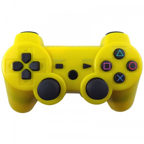 Control Inalámbrico PlayStation 3 Genérico Amarillo. Control Inalámbrico PlayStation 3 Genérico Amarillo.