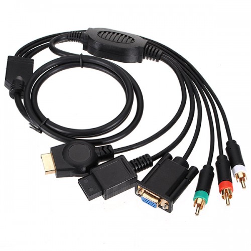 Hd Vga Cable for PlayStation 3 and Wii Monitors