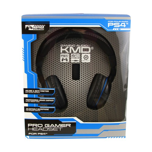 PS4 Headset  Pro Gamer Headset Black KMD 
