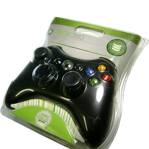 Control Xbox 360 Inalambrico (Negro) Accesorios