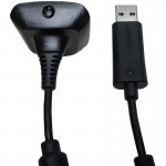 Cable Carga Y Juega Play N Charge Negro Xbox 360 Accesorios