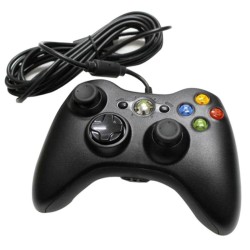 Control Alambrico Xbox 360 Negro Original