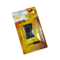 Batería Recargable de 2000mAh para Nintendo DS Lite Batería Recargable de 2000mAh para Nintendo DS Lite