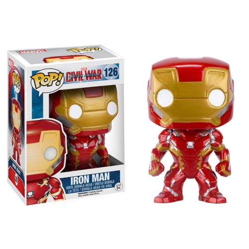 Iron Man Civil War Marvel N°126 Pop Funko Toys Iron Man Civil War Marvel N°126 Pop Funko Toys