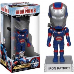 Iron Patriot Iron Man 3 Marvel Wacky Wobbler Funko