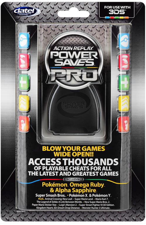 Action Replay por Power Saves PRO en 3DS/2DS